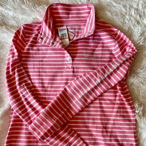 Vineyard Vines Women’s quarter button up pull over